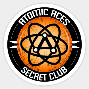 ATOMIC ACES SECRET CLUB PIN! Sticker